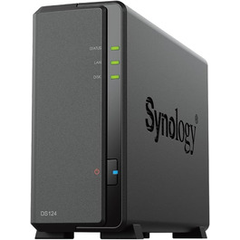 Synology Diskstation DS124 NAS System - мережевий накопичувач з 16 TB
