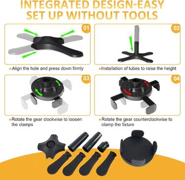 Підвищений годівниця для собак DOUDING з нержавіючої сталі, регульована висота та нахил, антиковзаюча, для малих, середніх та великих собак