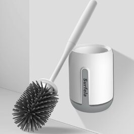 Силіконова щітка для унітазу Klobürste - антибактеріальна, з кріпленням на стіну, швидковисихаюча, для глибокого очищення, без розбризкування