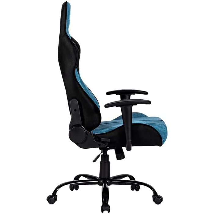 Ігрове крісло Newskill Horus Zephyr, ергономічне, тканинне, нахил 180°, 9 кольорів, синє