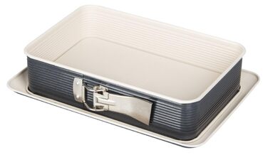 Форма для випічки Zenker Creme Noir прямокутна роз'ємна 27.5x17x7 см з антипригарним покриттям
