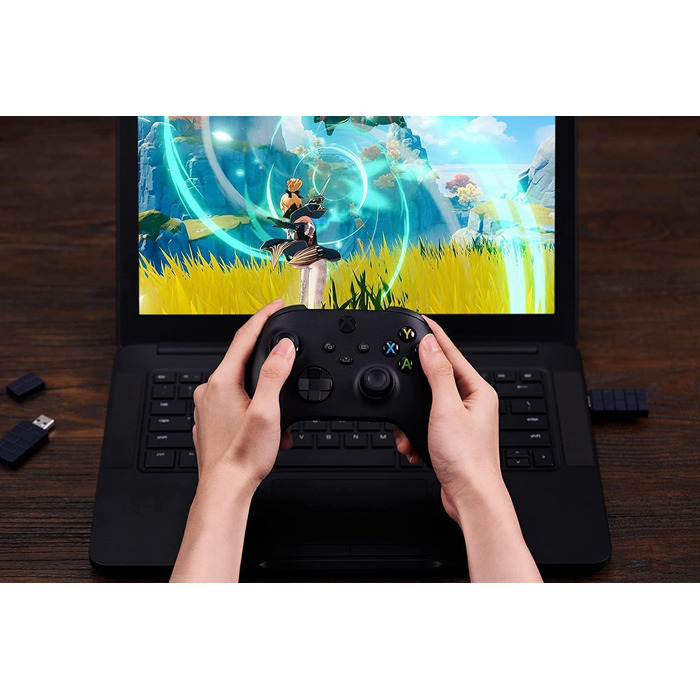 Бездротовий Bluetooth адаптер 8BitDo USB Wireless Adapter 2 для Windows 10, Switch, Android, Raspberry Pi, PS4/PS5, Xbox Series