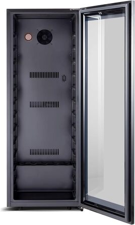 Kalamera 45-Bottle Dual Zone Wine Refrigerator - 120 Liter Capacity with LCD Display - 5-10°C/10-18°C Temperature Zones