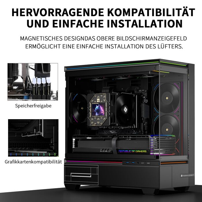 Кулер для процесора Thermalright Peerless Assassin 120 VISION MAX ARGB Black з 5