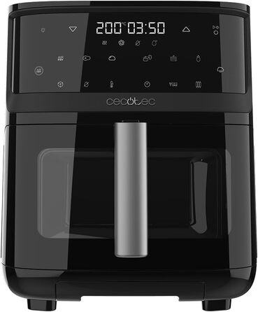 Фритюрниця Cecotec Cecofry Absolute 7600 7.6л, 2000 Вт, Цифрова, PerfectCook, Регулювання температури та часу, Touch-панель, 8 режимів, Захист від перегріву