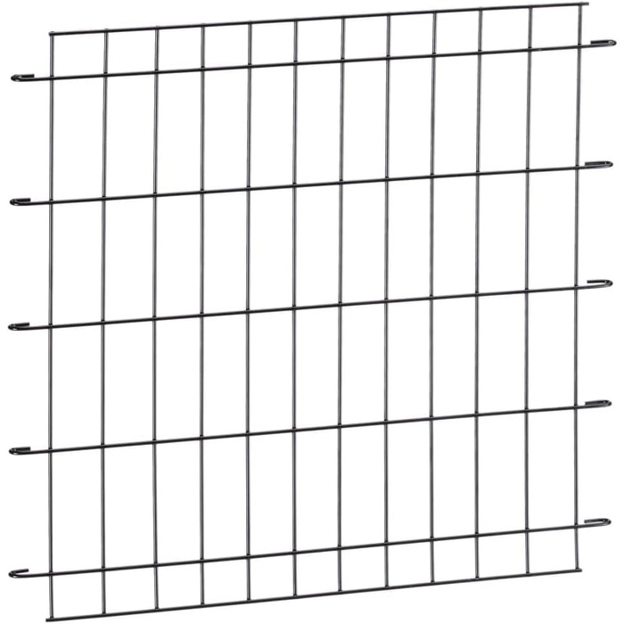 Клітка для собак Ferplast DOG-INN 60 - розкладний вольєр, переноска для цуценят та собак, з перегородкою, 2 дверцятами з замком, 64 x 45 x 49 см, чорний. Розміри перегородки: 22 x 15 x 40 см