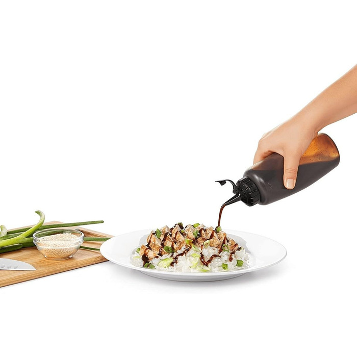 OXO Good Grips Кухонний шейкер-дозатор 350 мл, пластиковий, прозорий