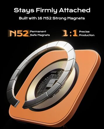 Бездротова зарядна станція KU XIU X40 Turbo Qi2.2 25W 3-в-1 для iPhone 17/16/15/14/13/12, Apple Watch та AirPods, алюмінієва, з адаптером GaN 45W (Космічний Помаранчевий)