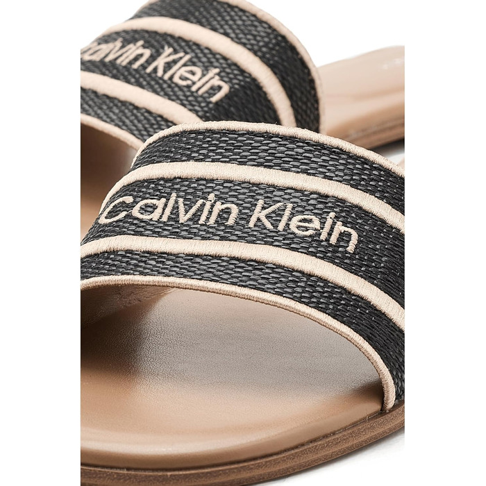 Сандалі жіночі Calvin Klein Kendell плоскі, чорно-білі, 40 EU