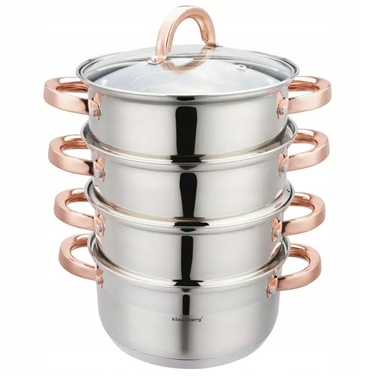 Пароварич Klausberg (набір 5 предметів), 20 см, Rose Gold, KB-7730