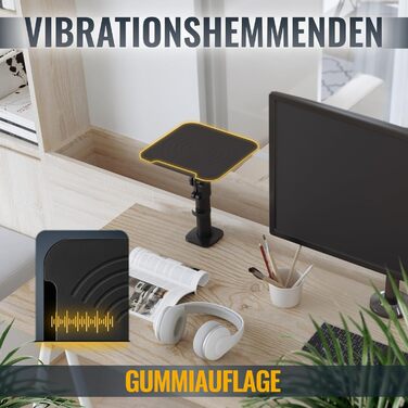 Підставка для колонок RICOO на стіл: 2 шт., регульована висота, універсальна, для ПК, ТВ, студії, LH069-T