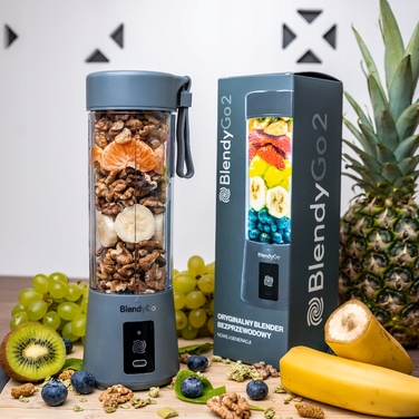 Стаціонарний блендер BlendyGo 250 Вт, сріблястий/сірий, 0,4 л