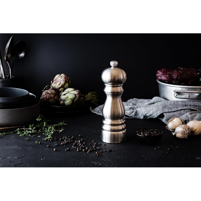 Млин для перцю PEUGEOT Paris Chef 18 см, нержавіюча сталь, сріблястий