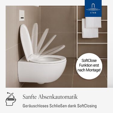 Універсальне сидіння для унітазу Villeroy & Boch овальної форми, біле глянцеве, з мікроліфтом (м'яке закриття), знімне та ударостійке, оригінальна запчастина