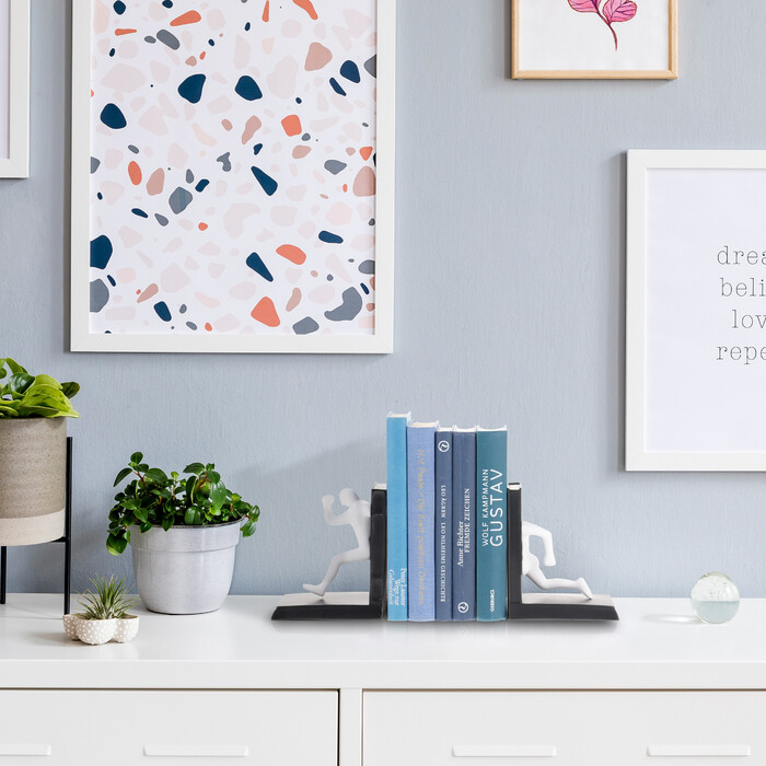 Relaxdays Human Bookends - Set of 2
