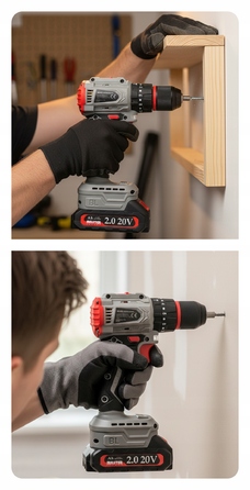 Акумуляторний шуруповерт Majster Polska 20 V MP-0430