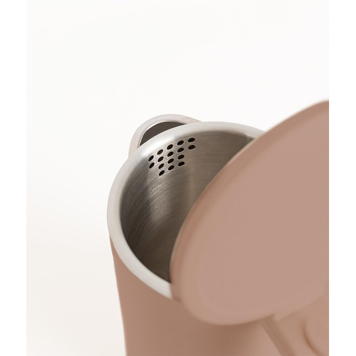 Електричний чайник Studio Pro 1L з регулюванням температури, підігрівом та системою зберігання кабелю, автоматичним відключенням, 1000W (Mokka)