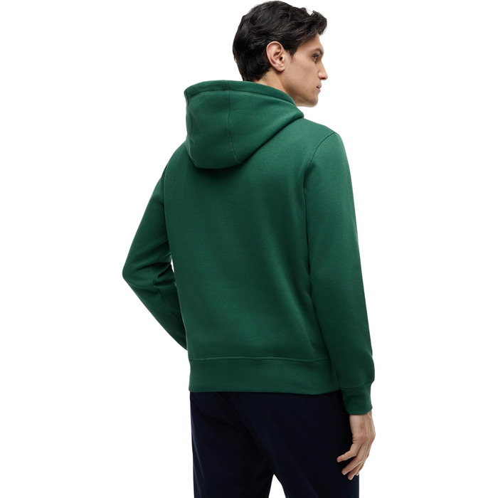Чоловічий худі Tommy Hilfiger з капюшоном та логотипом, колір Green Street Green, розмір M