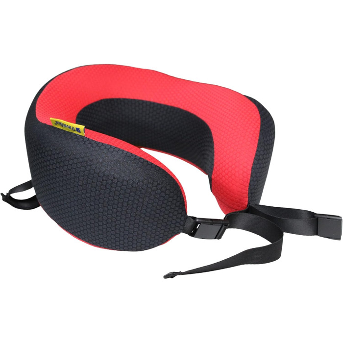Travel Blue Dreamer Neck Pillow - Memory Foam Travel Pillow for Airplane, Car & Train - Breathable Mesh, Removable Cover, Comfortable Support & Easy Storage