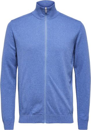 Кофта з капюшоном Selected Hoe, чоловіча, розмір M, темно-синій з деталями меланж