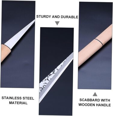 SHOWERORO Ergonomic Ice Tool Portable Ice Crusher for Bartenders Ice Crushing Tool Made of Refined Steel and Wood Ice Pick for Drinks Conical Ice Pick Ice Breaking Tool