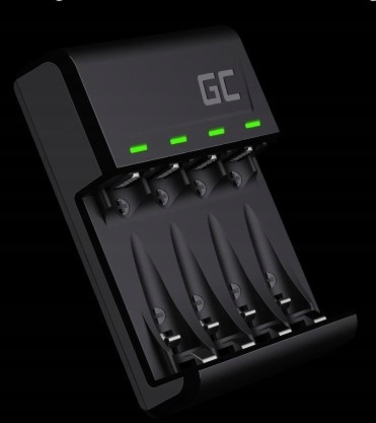 Зарядний пристрій Green Cell VitalCharger для 4 акумуляторів AA/AAA Ni-MH