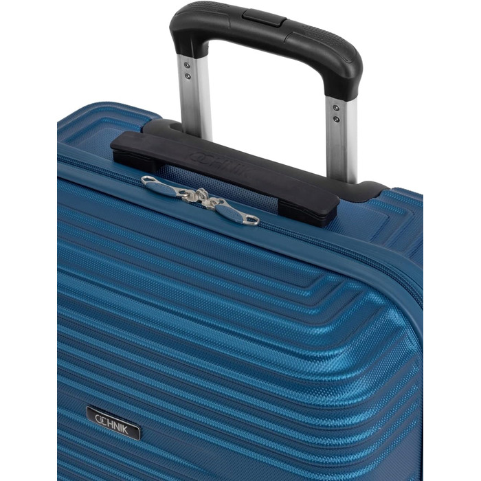 Чохол OCHNIK великий, ABS пластик, темно-синій, 97 літрів, 4 колеса