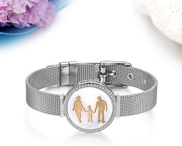 Чоловічий браслет JewelryWe з ланцюгом-сіткою та хрестом, з нержавіючої сталі та гуми, регульований розмір, чорний/золотий/срібний, безкоштовна гравіювання (сім'я)