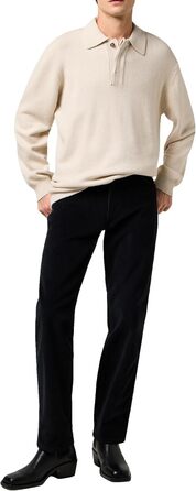 Джинси чоловічі Wrangler Texas (36W/32L, Чорні) - класичні прямі джинси з міцного деніму