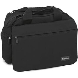 Дитяча сумка для мами та тата Inglesina My Baby Bag чорна, багатофункціональна пеленальна сумка з термовідділенням та органайзером