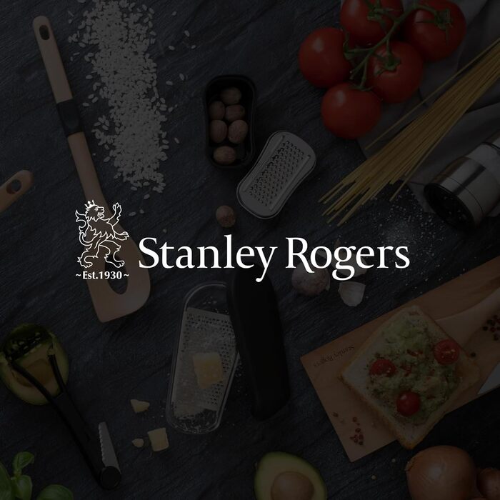 Шкребок Stanley Rogers з квадратним лезом та антиковзким дном – високоякісна нержавіюча сталь, м'який на дотик грифель, придатний для миття в посудомийній машині