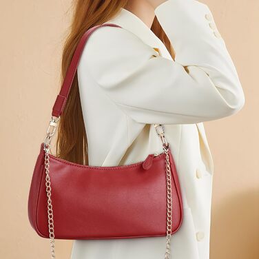 Сумка жіноча WantGor Clutch Tote червона: кросбоді, міні-хобо, екошкіра, ретро