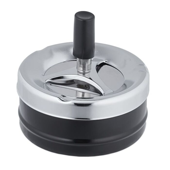Relaxdays Ashtray with Rotating Lid