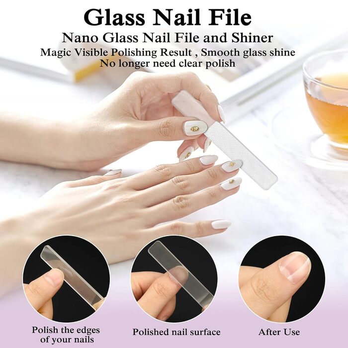 Набір для манікюру та педикюру професійний 18 предметів з кейсом (фіолетовий)