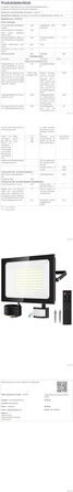 Viugreum 2Pack LED Flood Lights Outdoor with Motion Sensor 15000LM Outdoor Light Cold White Spotlight with Remote Control Floodlight Outdoor Spotlight IP67 Waterproof Floodlight with 2 Screws for Garden (150w, 1PCS)