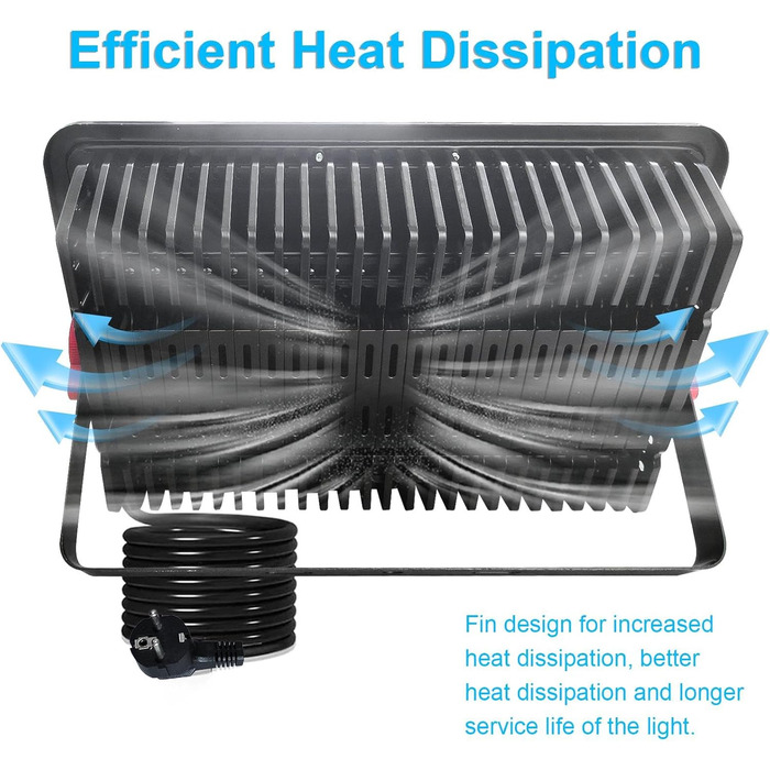LED Floodlights Outdoor 400W, 2 Pack 40000LM LED Outdoor Floodlights 6500K Cool White LED Spotlights IP66 Waterproof Construction Lights LED Floodlight for Garden, Garage, Sports Field, Yard, Driveway