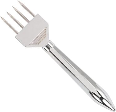 Eishacker, Professional Manual Ice Pick made of Stainless Steel, Ice Pick, Breaker, Ice Pick with Wooden Handle, Bar Ice Chisel for Restaurants, Bartenders, Ice Breaking, Kitchen (Type A)