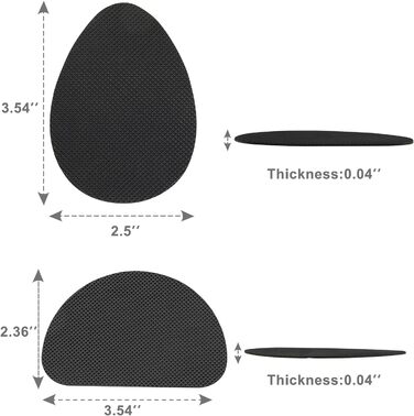Shoe Grips on the Bottom of Shoes, Shoe Traction Pads, Non-Slip Shoe Pads for the Bottom of Shoes (4 Pieces)