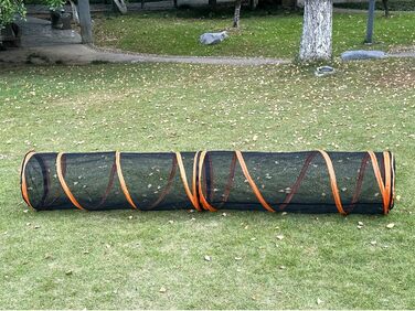 Туннель-намет 2-в-1 для котів та собак, складний, для вулиці, Pop-Up вольєр для тварин, огорожа, будиночок (стиль 3)