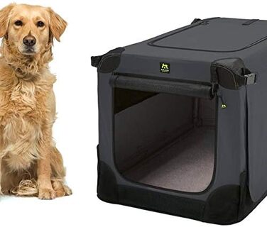 Кіньйон для собак Maelson Soft Kennel - Антрацит, 62 x 41 x 41 см