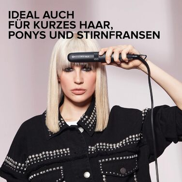 Випрямляч для волосся Bellissima Mini - компактний, для подорожей, з керамічним покриттям, 200°C, автоматичне напруження, сумочка для краси