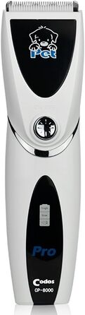 Триммер для собак та котів KK Codos-8000: акумуляторний, тихий, набір для грумінгу