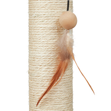 Relaxdays Scratching Post with Scratching Board & Toy