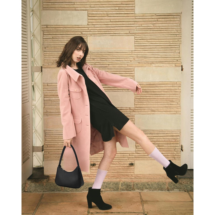 Сумка жіноча LOVEVOOK міні клатч через плече чорна - стильна сумка-месенджер для побачень, вечірок та покупок