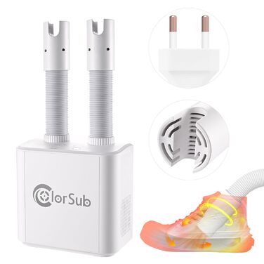 Електрична сушарка для взуття ColorSub з 4 режимами, для видалення запаху та сушіння в дощову, хмарну або снігову погоду