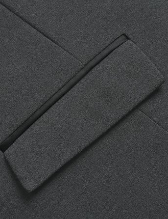 Елегантний жилет для чоловіків HISDERN: класичний однотонний жилет для весілля, ділового стилю та смокінгу. Темно-сірий, XL