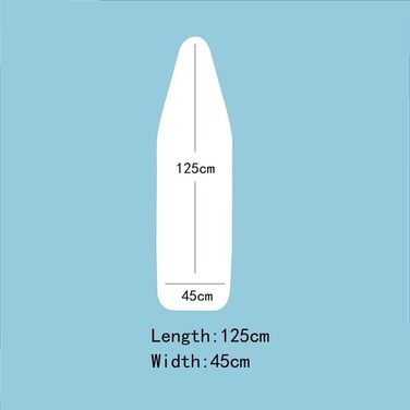 Чохол для прасувальної дошки XXL 145-160x45-60 см, універсальний, для праски з парогенератором