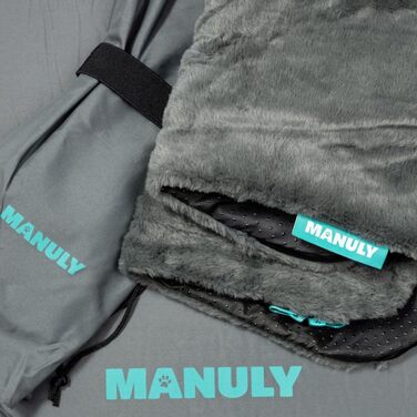 Килимок для собак у подорож: самонадувний килимок, м'який водовідштовхувальний чохол, сумка для перенесення, можна прати в пральній машині, знімний чохол, 100x70x3,5 см, 1080 г, сірий/блакитний