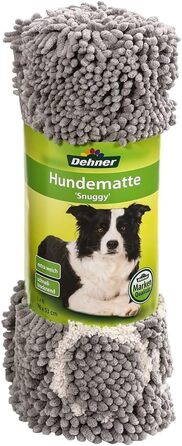 Килимок для собак Dehner Snuggy, 76 x 53 см, поліестер, сірий