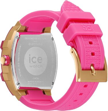 Жіночий кварцовий годинник Ice-Watch Ice Boliday з силіконовим ремінцем (Small, Рожевий)